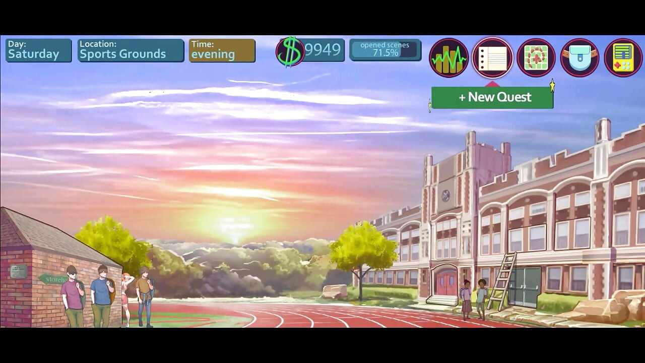 Taffy Tales v0.95.7 भाग 87 जिम छूना! Loveskysan69 द्वारा