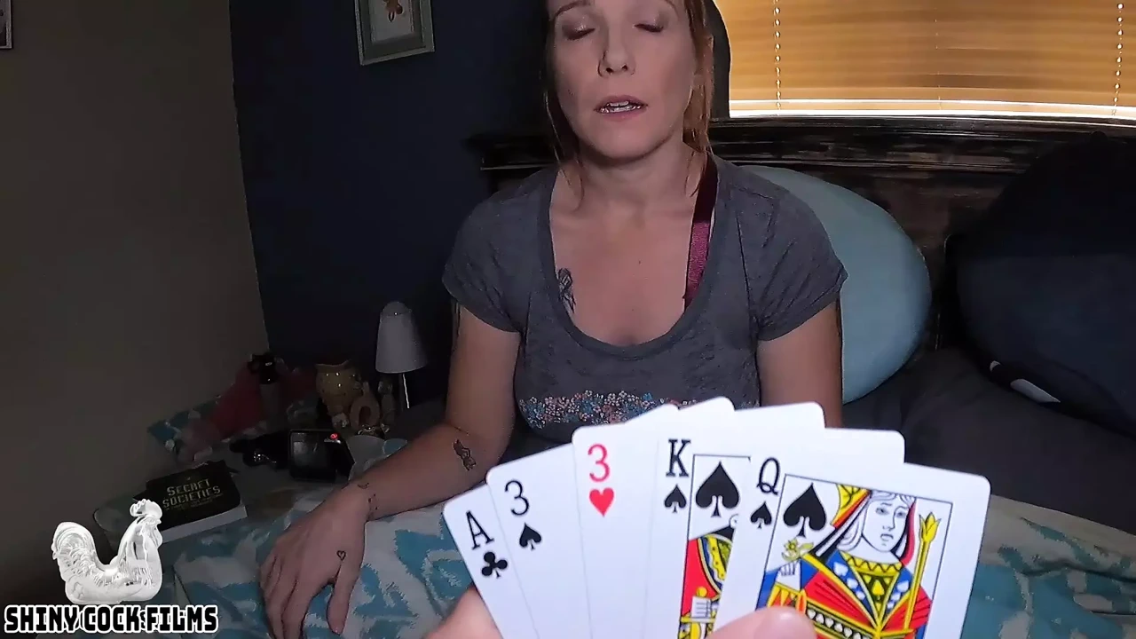 Strip Poker with My Stepmom – Full Video – Shiny Cock Films, Jane Cane