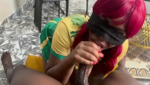 Ultimate Ebony BBC Blowjob Compilation : Deepthroats, facial cumshot and cum swallow