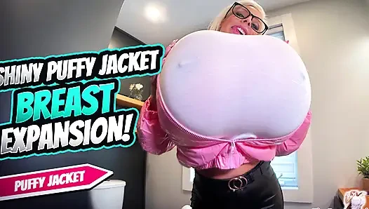 Volles video! Glänzende Geschwollene Jacke Expansionyes, heute ist ein kälterer Tag und wer sagt kalt, sagt Puffy Jacke!