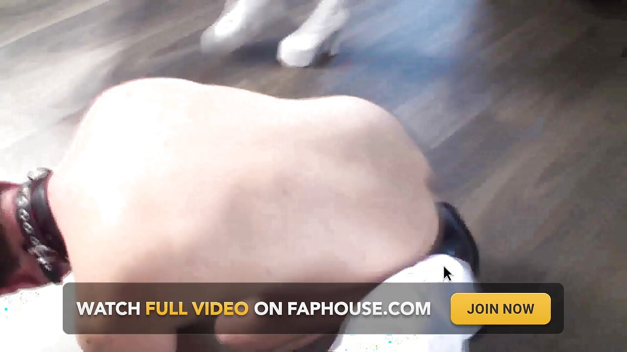 Kicking slave gets a sexy dominant