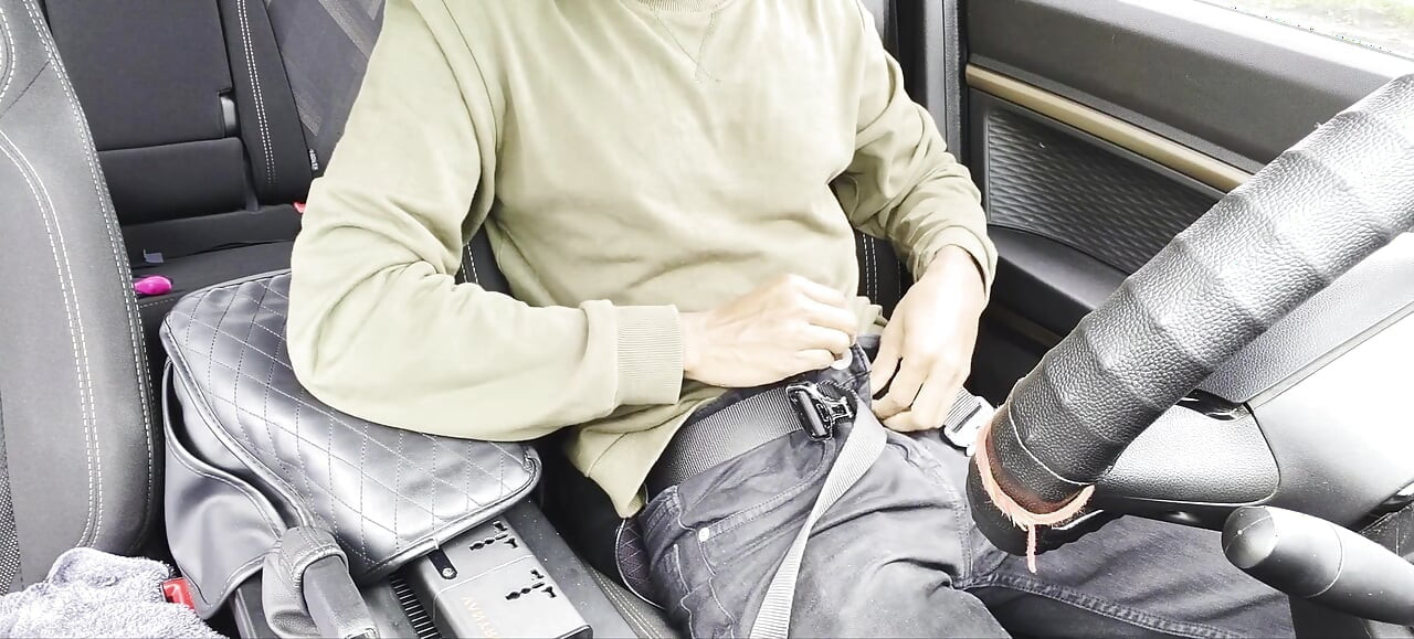 I Caught My Driver Masturbating in Car Turns Into Ass Fuck