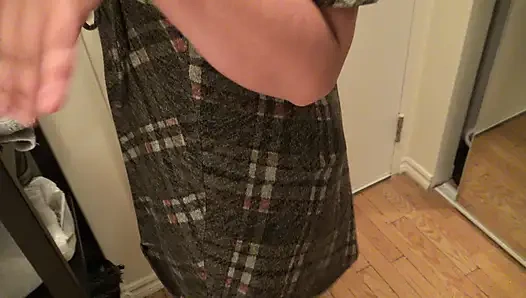 Perverted stepmother lets stepson cum in her panties before she goes to work