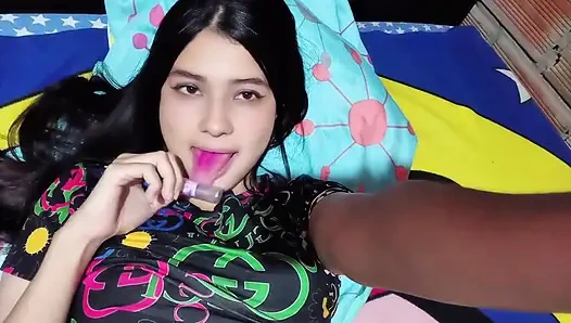 Video Call with My Sister-in-law I Show Her My Vagina