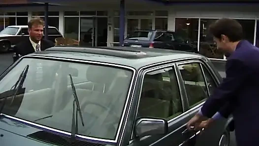 German Slut Got Fingered and Fucked in Threesome