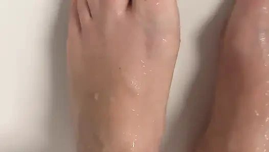 Washing Dirty Feet