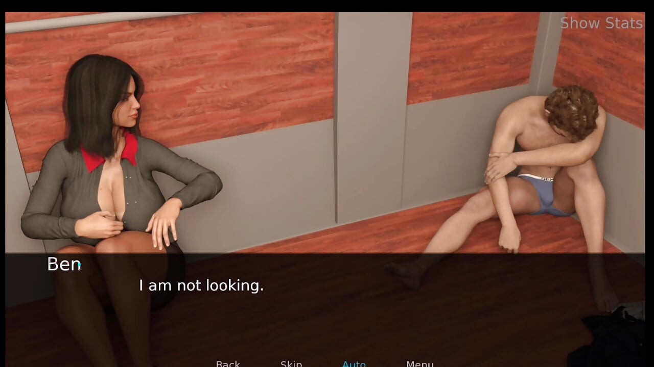 Project hot wife: Merry and ben got stuck in the elevator