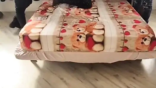 Super trio pria dan cewek semok latina