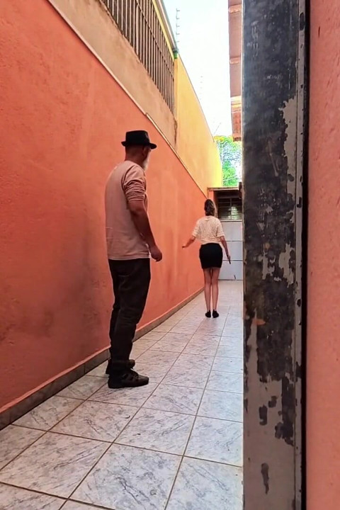 Freeze Time Magic Clap with a Blind Girl in the Alley