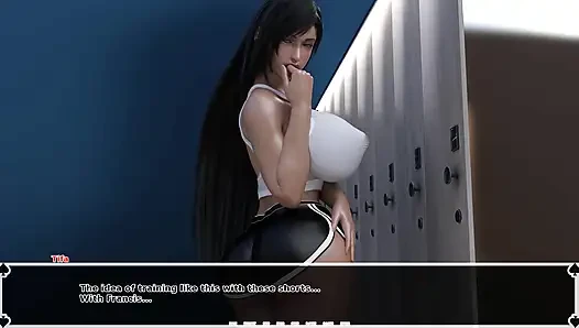 Surga gelap Tifa: cewek Asia dengan toket besar lagi asik muasin memeknya pakai stoking belakang suaminya - episode 13