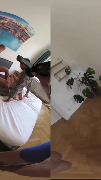 Memorable moment from "Katarina Rina - Tan Teenager W Massive Ass Cannot Stop Cumming In Monster Cock Threesome - Vr Part"
