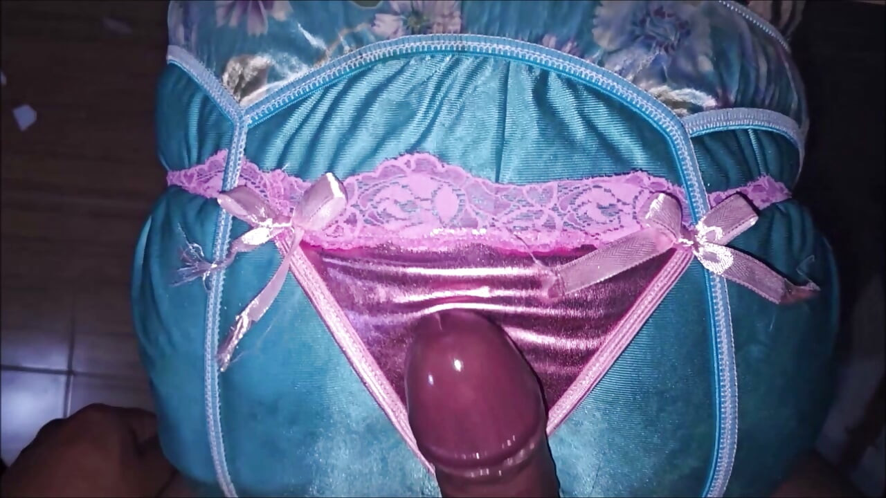 pantyjob satin panties 18