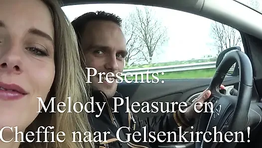 Melody Pleasure and Cheffie behind the scenes in Gelsenkirchen