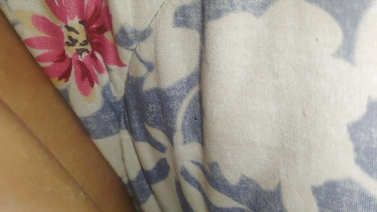 Cleaning up from her earlier bbc creampie