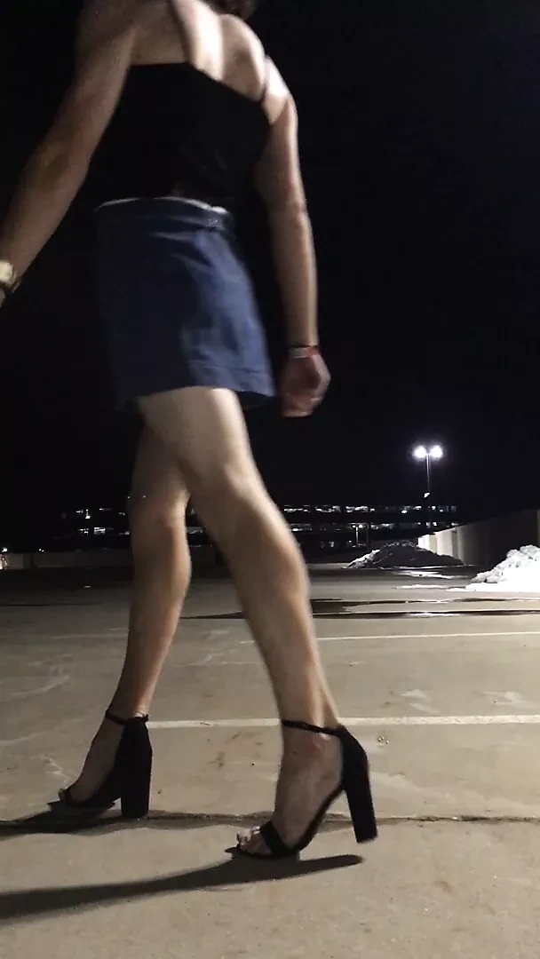 My first time outside as a sissy!!