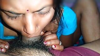 Desi Bhabhi krijgt sperma in de mond 👄? Sperma-etende Indische Bhabhi