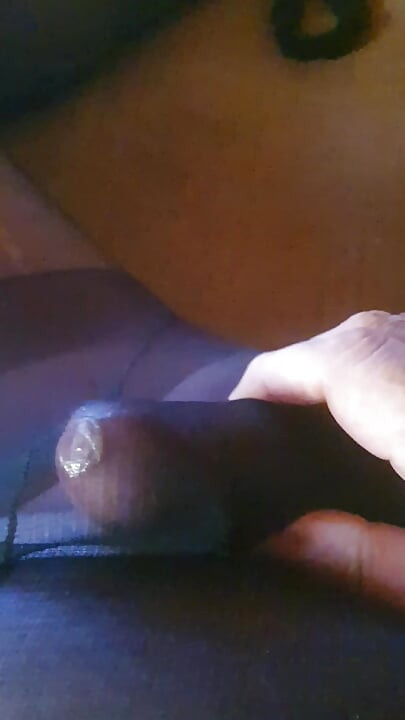 Preto pura meia-calça clímax