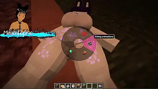 Minecraft Figura - Trying out some new models like this sexy Woman with bunny ears
