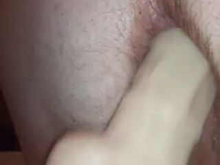 Anal play with cum