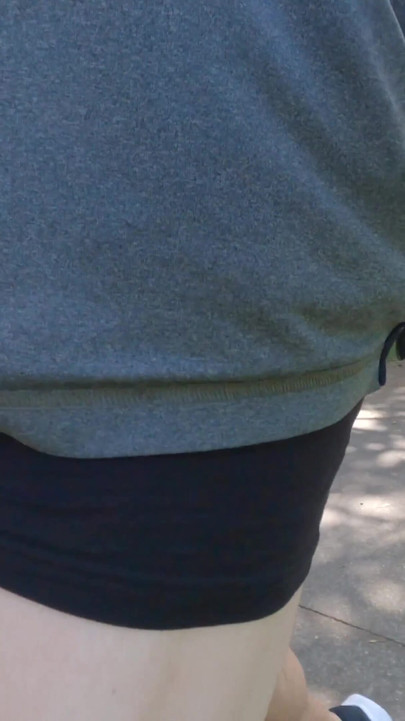 Powerful moment from "Amateur straight guy public dare with his uncut cock hanging out and on display"