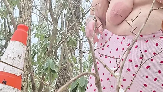 Assfucking That Big Fat Cone in the Snow Shes Gapped Now