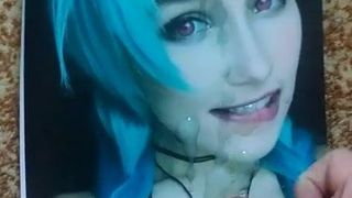 Сопутствующие трибьют спермы для Jinx и косплей