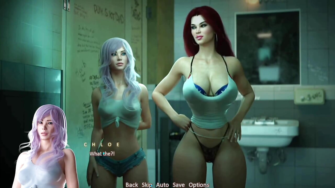 Sexo a três no banheiro