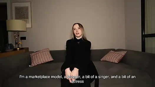 Oops. It Looks Like Polly Yangs Spread Her Legs Again and Got Her Mouth Filled with Cum at Another Casting!