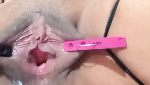 Playing with ping pong ball