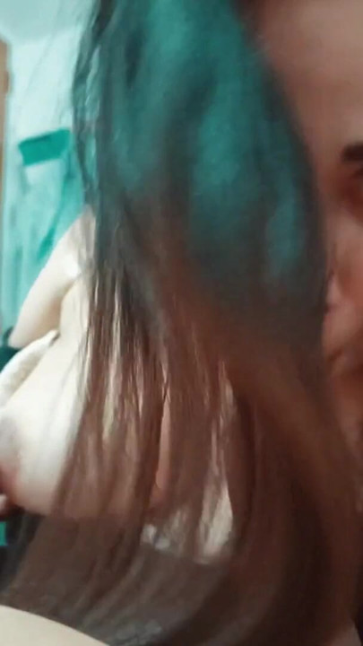 Hot And Busty Mature Wife Giving A Warmup Blowjob While She is Watching | Clip 1