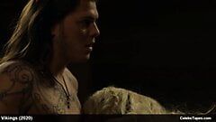 Alicia agneson adegan topless dan seksi dari viking
