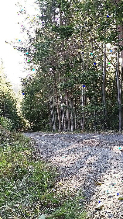 야외 자위하는 스쿠터 라이더