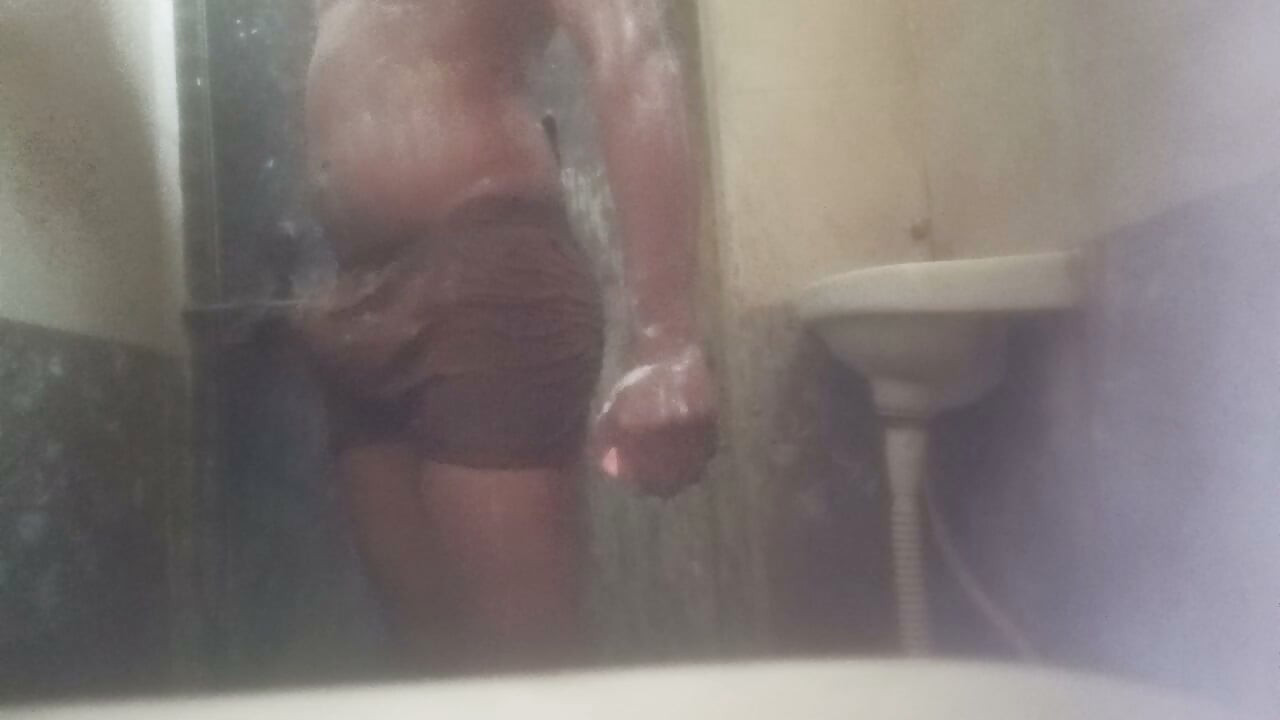 Men bathing