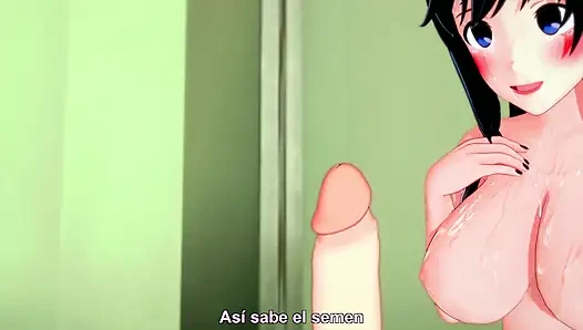 Gadis sekolah yang hot banget ngentot semua sperma pacarnya dan nggak berhenti sampai dia puas - hentai +18