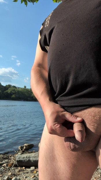 my tiny cock outdoors