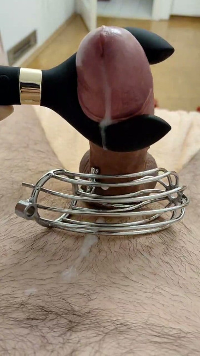 Cum after chastity