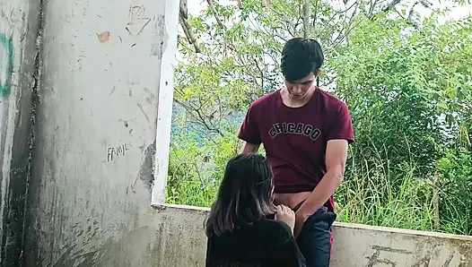 I GO OUT WITH MY SISTER-IN-LAW TO AN ABANDONED HOUSE PART 1