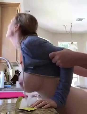 Doggy in the kitchen
