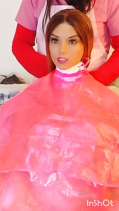 Emma barberette sjampo capes modell session