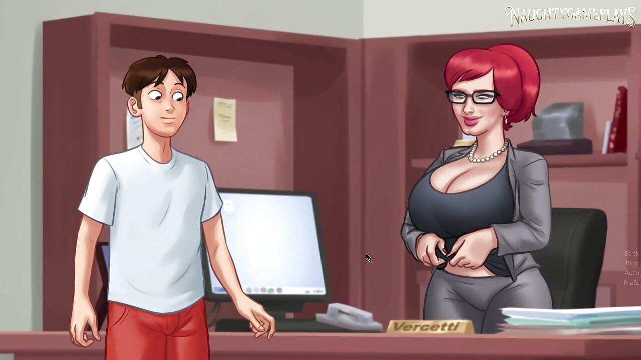 Milf With Huge Boobs Getting Fucked By Big Dick - Summertime Saga Part 47 By DarkCookie - 3D Game