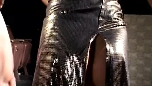 Brunette Babe's Steamy Cinema Threesome with Foot Fetish