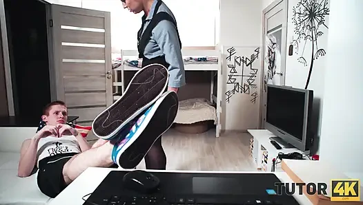 How My Stepbrother Fucked a Tutor, Pretending to Be Stepdead!