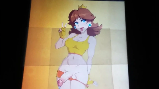 Princess Daisy Cum Tribute