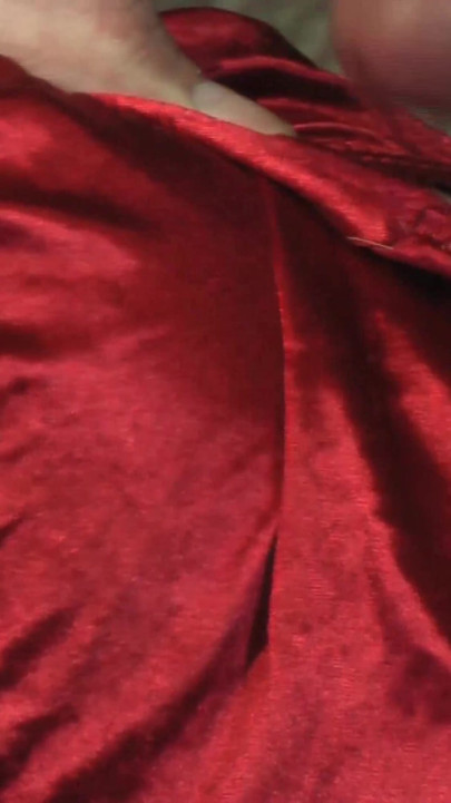My first rubber ass in panties getting covered in cum | Clip 3