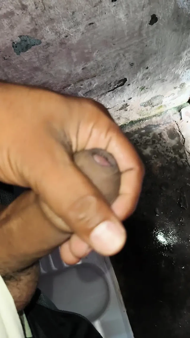 A 22-year-old boy is masturbating with his fist