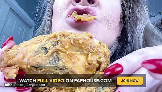 Miss Whitney Morgan: Fried Chicken Eating Asmr