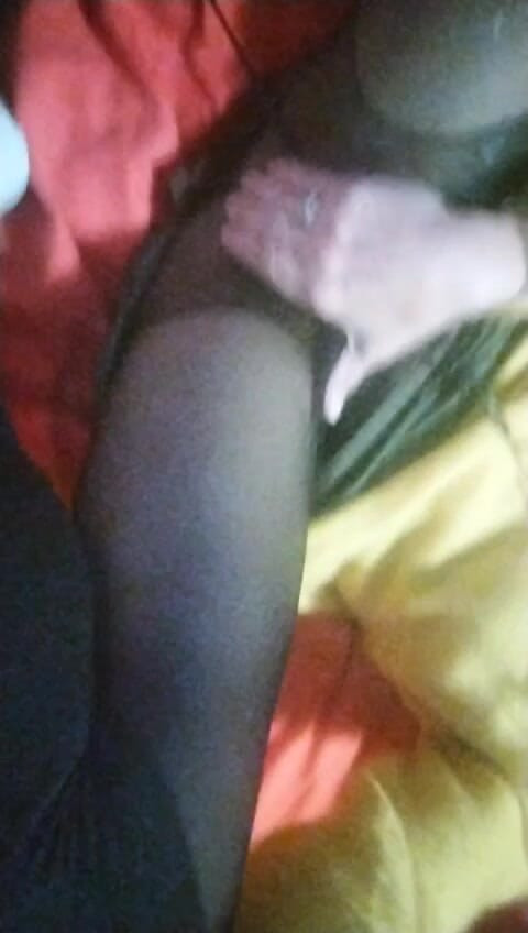 Crossdresser starting to heat up by sticky. Is very hungry