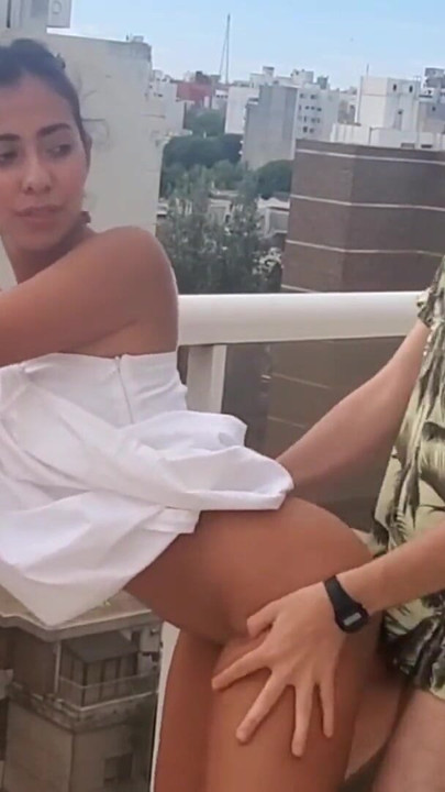 Wild Hope marries the love of her life and they have public sex on the rooftop of the wedding hall | Clip 1