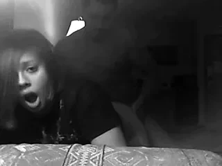 thick souther girl takes load on her back
