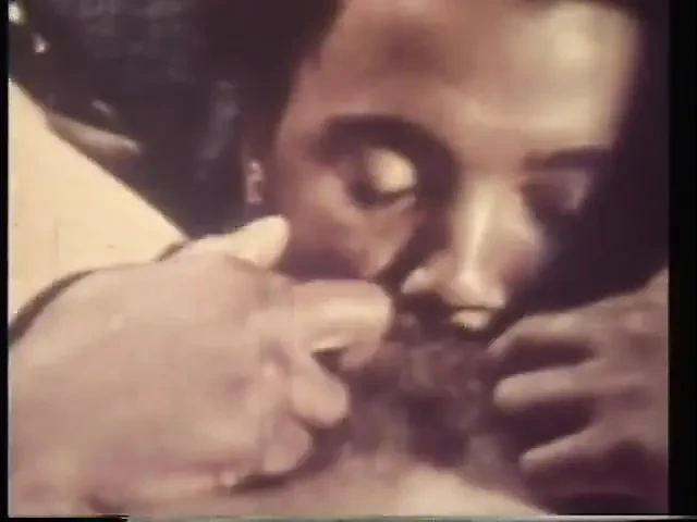 Hairy chick sprayed in her mouth by a big black cock